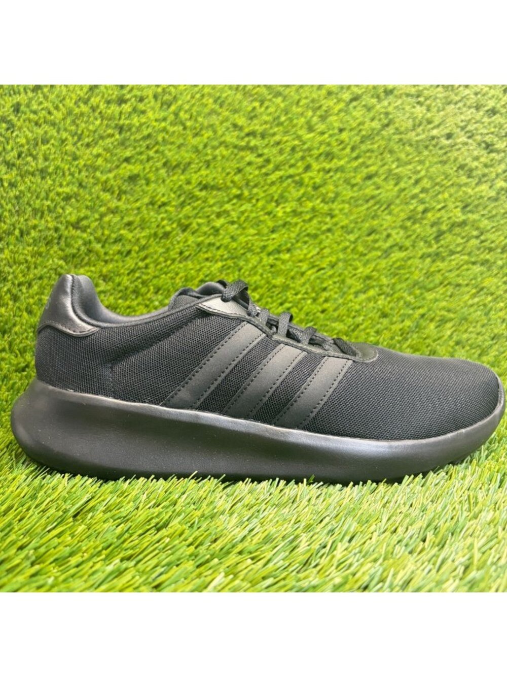 Adidas Lite Racer 3.0 Mens Size 8 Black Athletic Running Training Shoes Sneakers